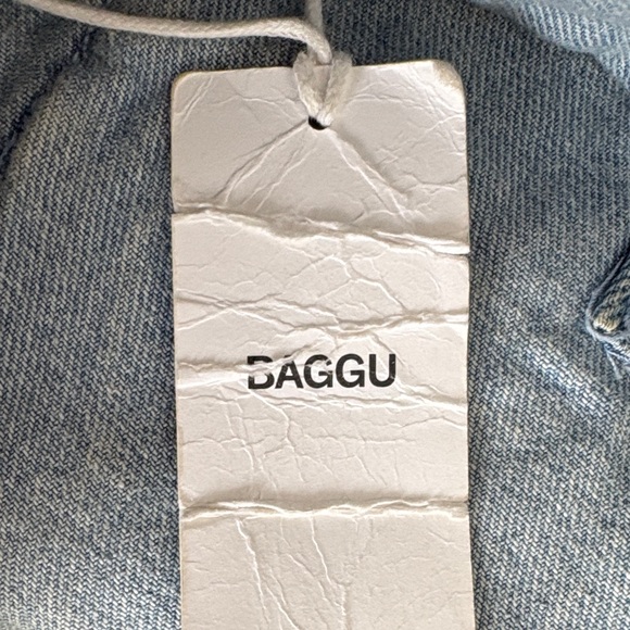 BAGGU giant denim tote NWT - Picture 7 of 11